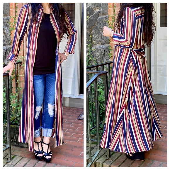Boho Chic Gorgeous open Shirt duster Dress - Picture 3 of 13